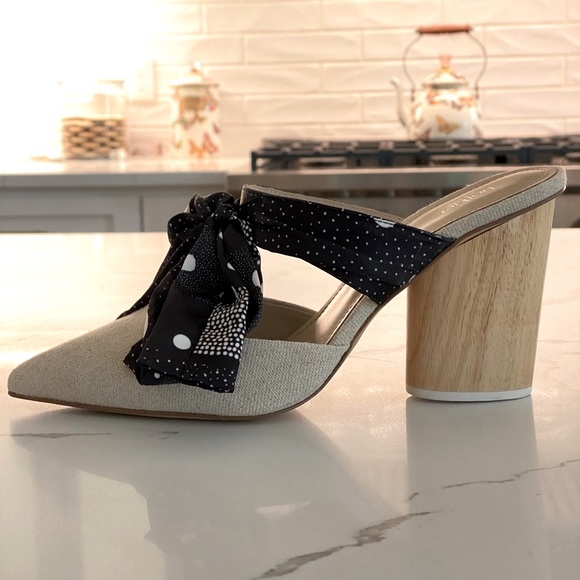 Botkier New York scarf bow mule -New - Picture 1 of 6